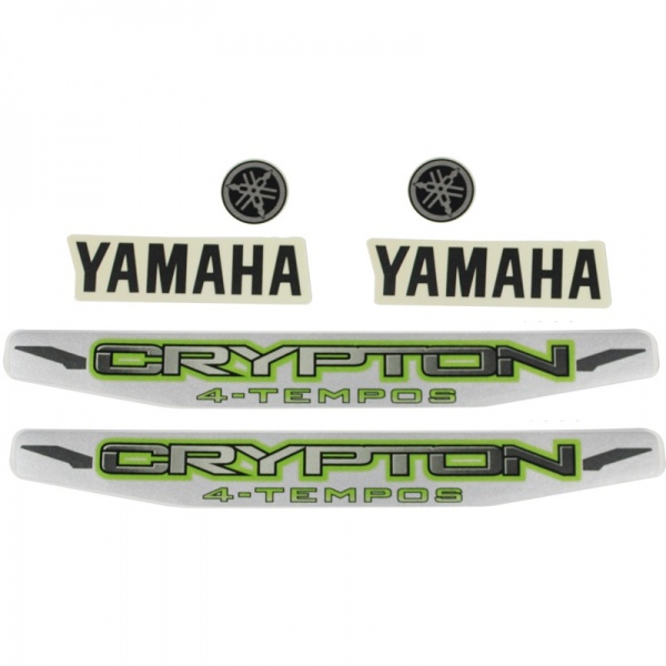 Kit Adesivos Faixas Yamaha Crypton 2011 Jogo Adesivo Moto | Shopee Brasil