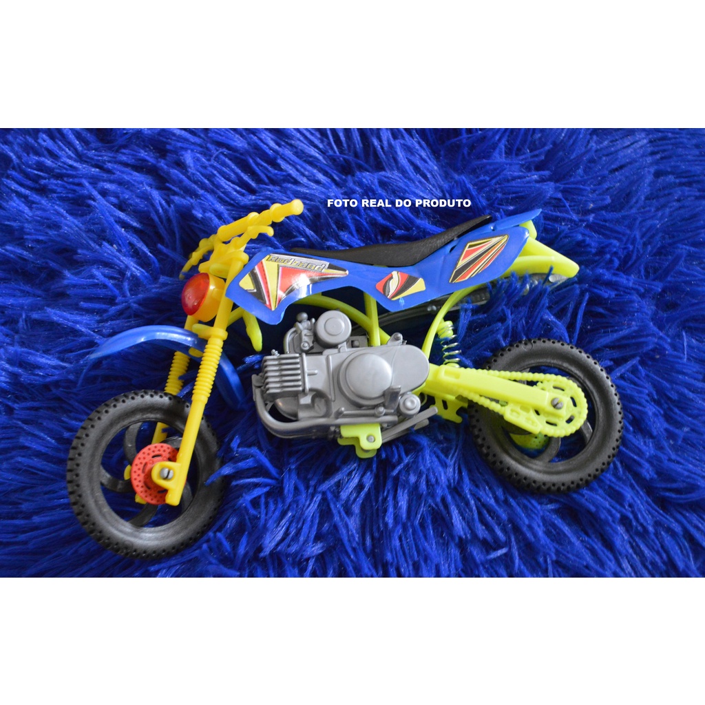 Brinquedo Moto Motocross Infantil Com Amortecedor 20Cm Rodzand