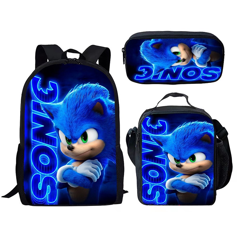 Bolsa Lancheira Térmica Escolar Sonic Personagem