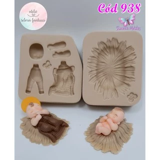 Menino Jesus na Manjedoura modelo 2 - cód 938