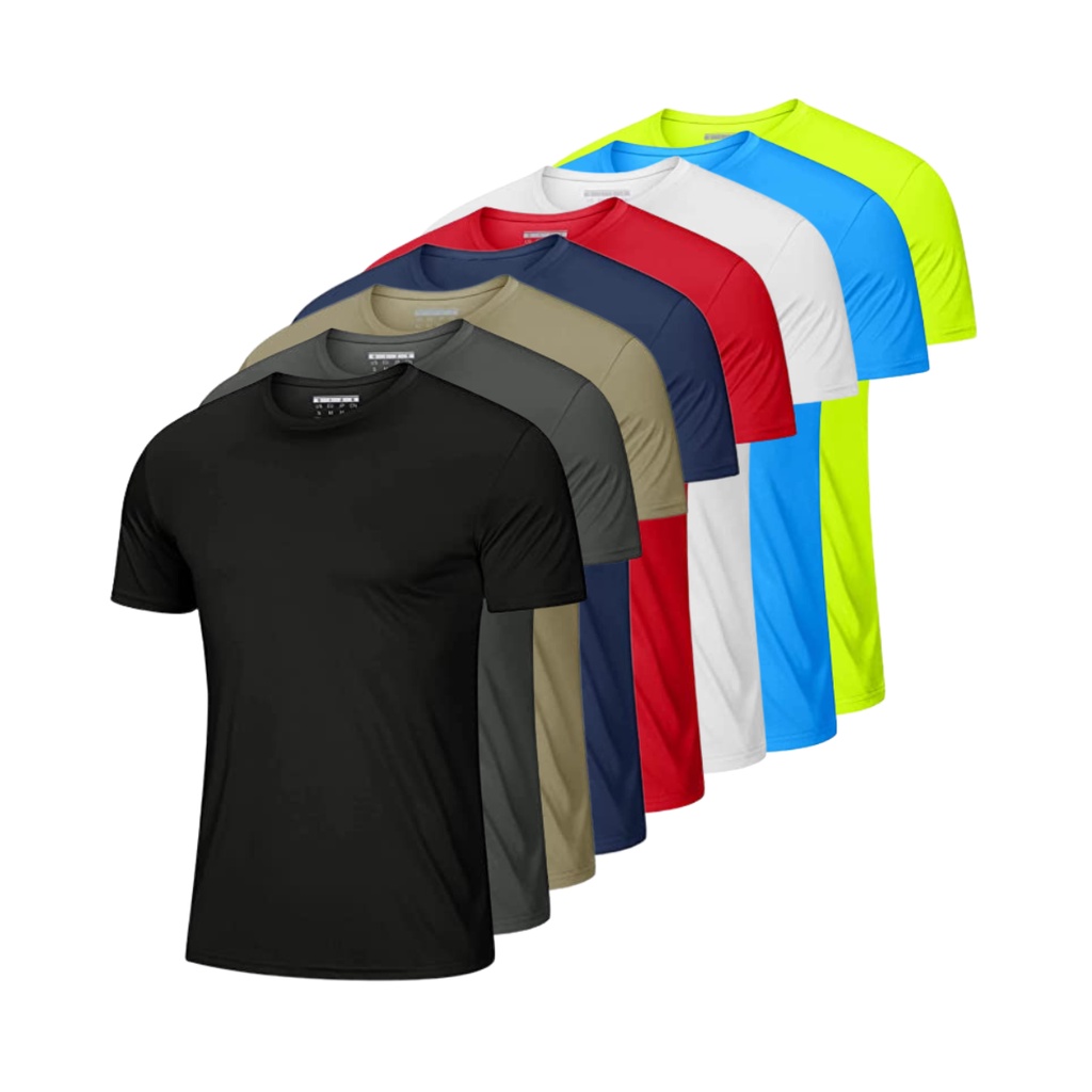 Camiseta Academia Treino Corrida Esportes Dry Fit Masculina Parvori Várias Cores