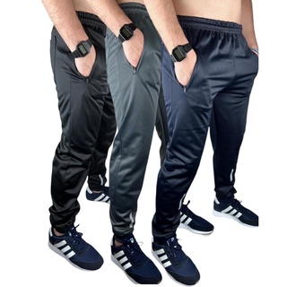 Kit 3 Calça Masculina Chimpa Poliester Academia 2022