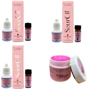Kit Sobrancelha Sourcil 3 Hennas Premium Com Pasta Modeladora e Nutricao Magica