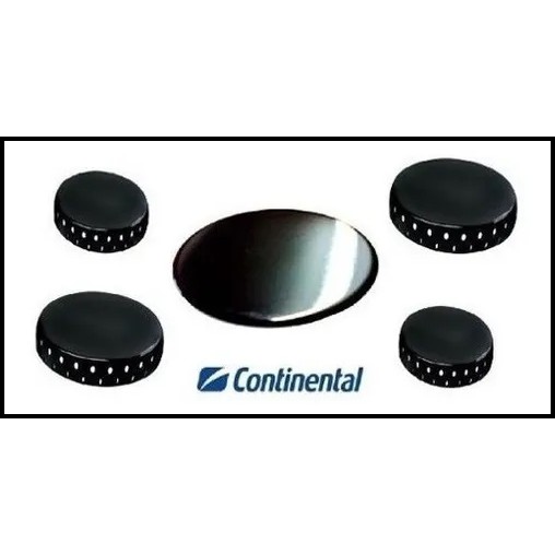 Kit Espalhador Tampa Peça Fogão Continental Novita 5 Bocas