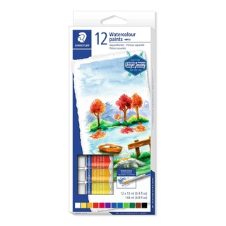 Tinta Aquarela STAEDTLER c/ 12 Cores