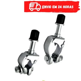 Adaptador Freio V Brake Traseiro/Dianteiro Pivô De Freio C/ Abraçadeira Bicicleta Bike
