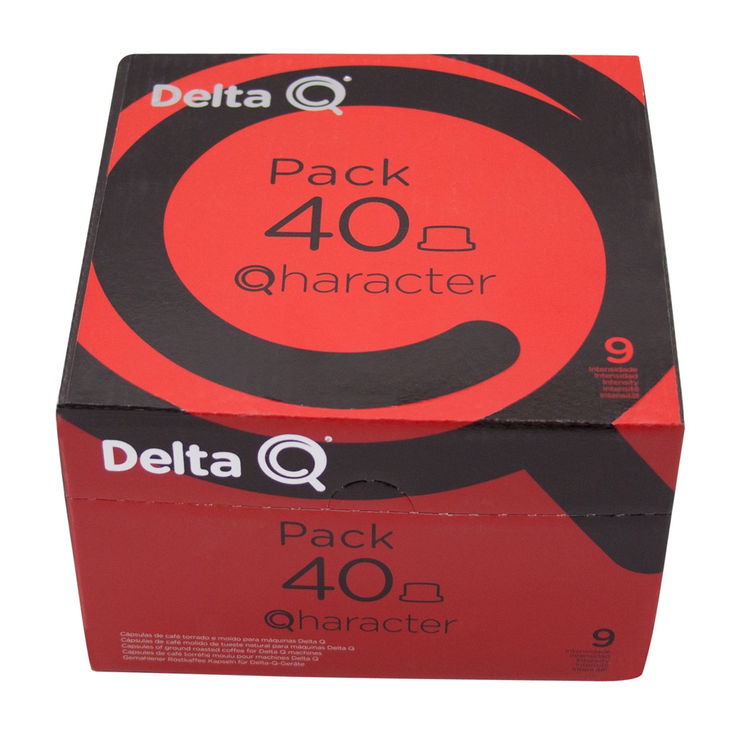 120 Cápsulas Delta Q Café Pack Econômico Qharacter Int. 9
