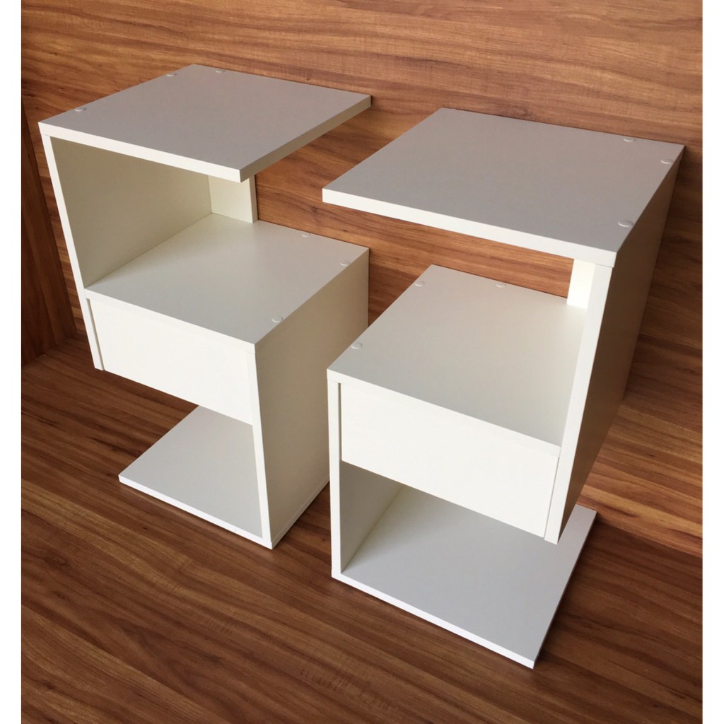 Mesa de cabeceira s com gaveta 60x30x30/nicho/mesa