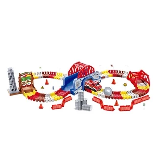 Pista Bombeiro Track ComTunel E Acessórios 157 Peças 6287 - DMToys