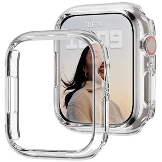 Capa Protetora Fosca Fashion Para iWatch SE Série 7 6 5 4 3 Pára-Choques PC 40mm 44mm 41mm 45mm Dura Moldura