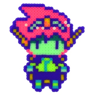 Chaveiro / Ima / Peça decorativa Omori Omocat personagens jogo RPG pixel  art perler beads hama beads