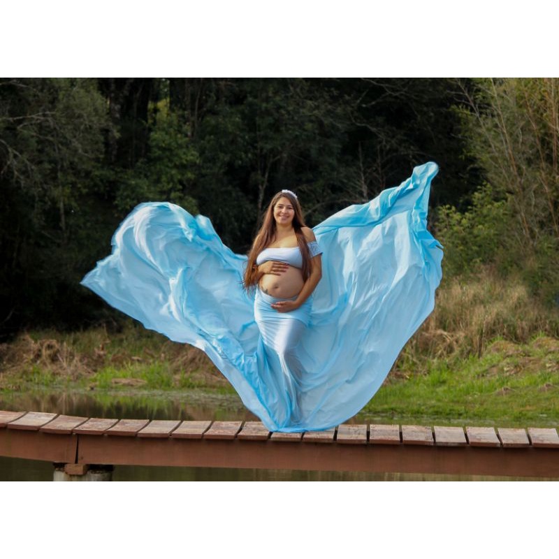 Conjunto Gestante Top+ saia 4m | Shopee Brasil