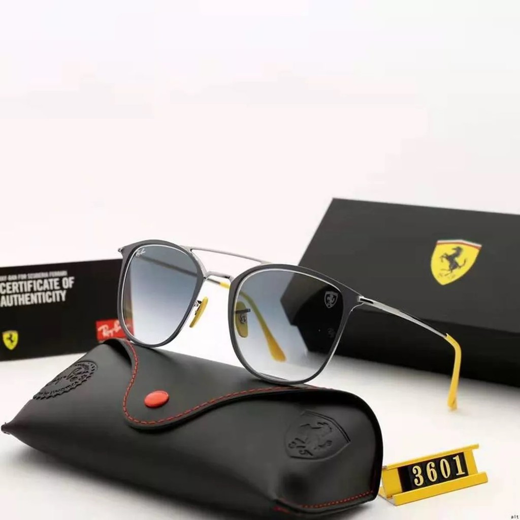 oculos de sol ray ban ferrari scuderia collection quadrado masculino ...