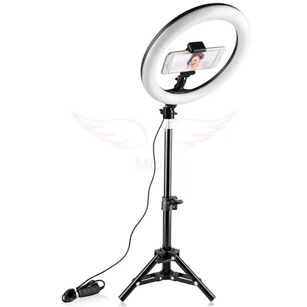 Ring Light Iluminador 8 Polegadas Com Tripé De 2.10 Metro ming