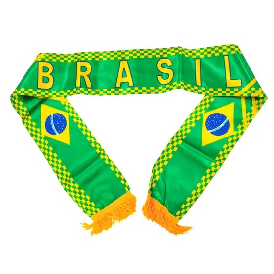 Cachecol Brasil Copa do Mundo Torcida Futebol | Shopee Brasil