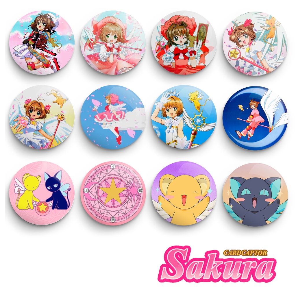 Cardcaptor Sakura Tema Esmalte Alfinete Patch Kero Chan Varinha Mágica  Vedação De Gameboy Broche Crachá Japão Anime Fãs Presente