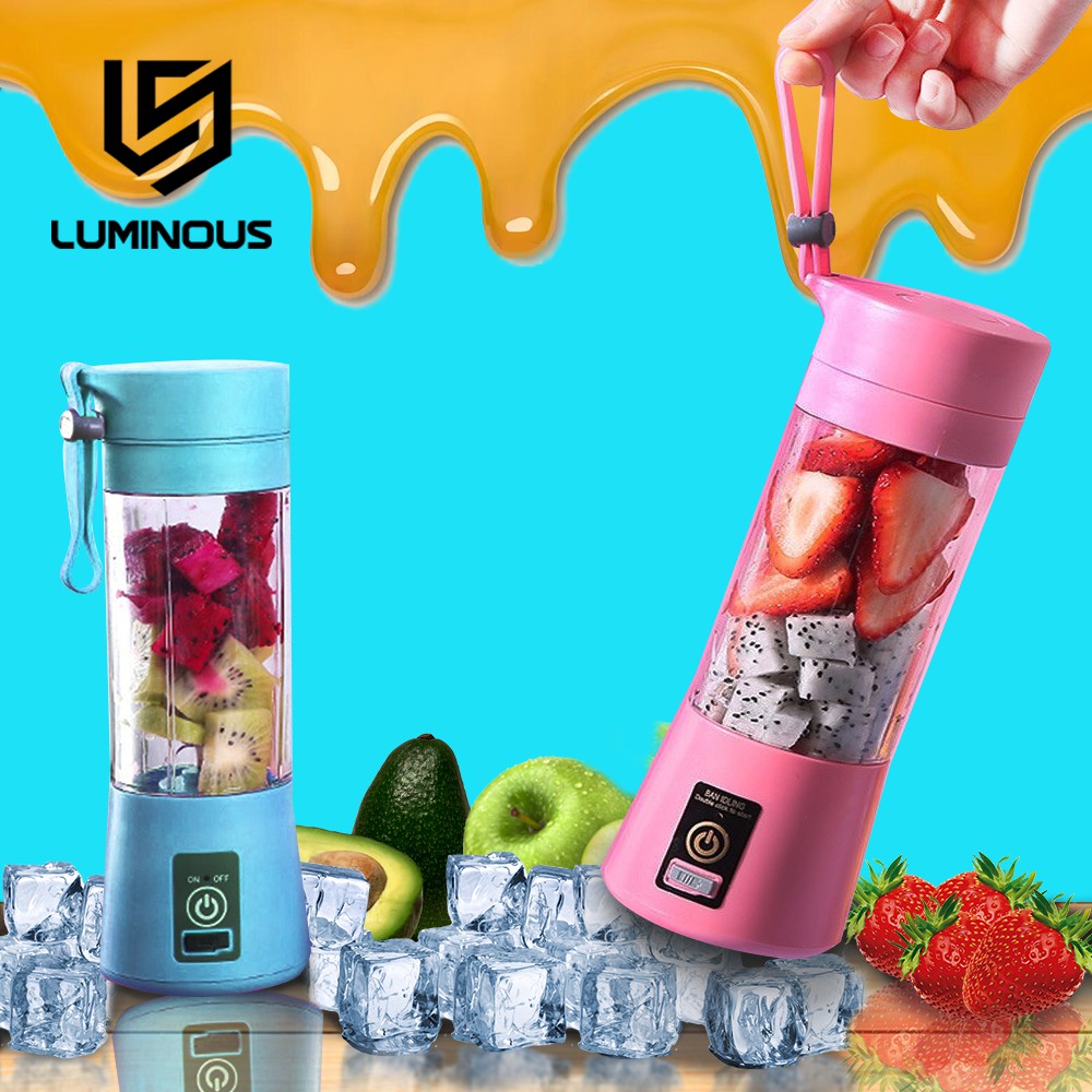 Mini Liquidificador Portátil 6 laminas Shake Take Juice Cup Recarregável  USB - Epic Acessórios