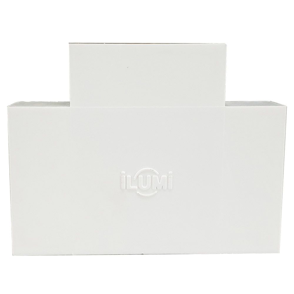 Acabamento para canaleta tipo T 40X16 Branco - ILUMI - ILM0035