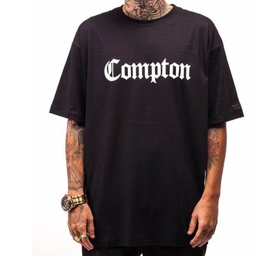 Camisa Camiseta Compton 100% Algodão | Shopee Brasil