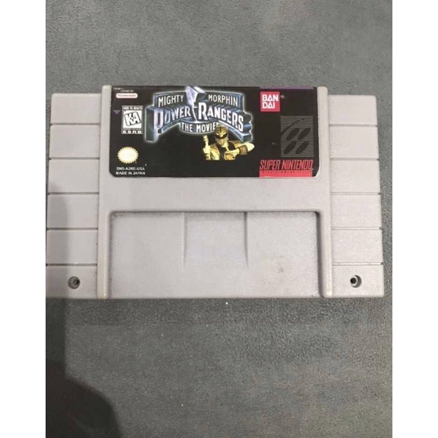 Fita Snes Power Rangers The Movie | Shopee Brasil