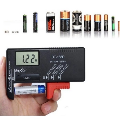 Teste Carga Pilhas Baterias Visor Led Digital - BT168D