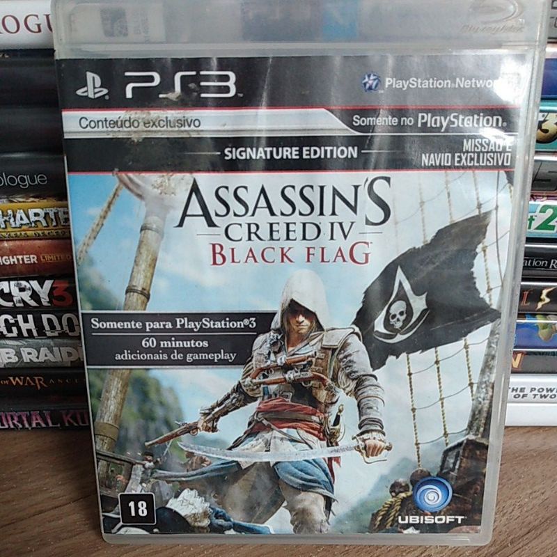 Assassin's Creed 4 Black Flag - Ps3 Mídia Física Usado - Mundo Joy