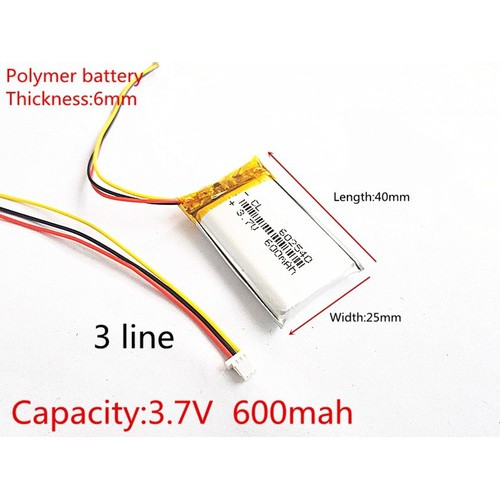 Bateria com Conector 602540 | Shopee Brasil