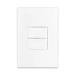 Interruptor/Apagador Simples+Paralelo/three way Branco Simples 2P 110/220V Melhor Preço!!!