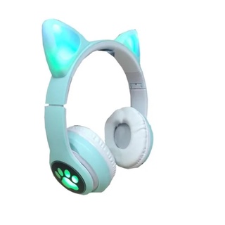 Fone Orelha de Gato Gatinho Cat 5.0 Bluetooth Ear Com Led Rgb Headphone  Original E11