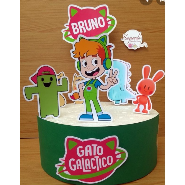 Topo de Bolo Gato Galáctico  Gato galactico, Festa gato, Festa infantil  naruto