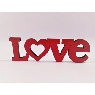 Nome LOVE 3D em MDF