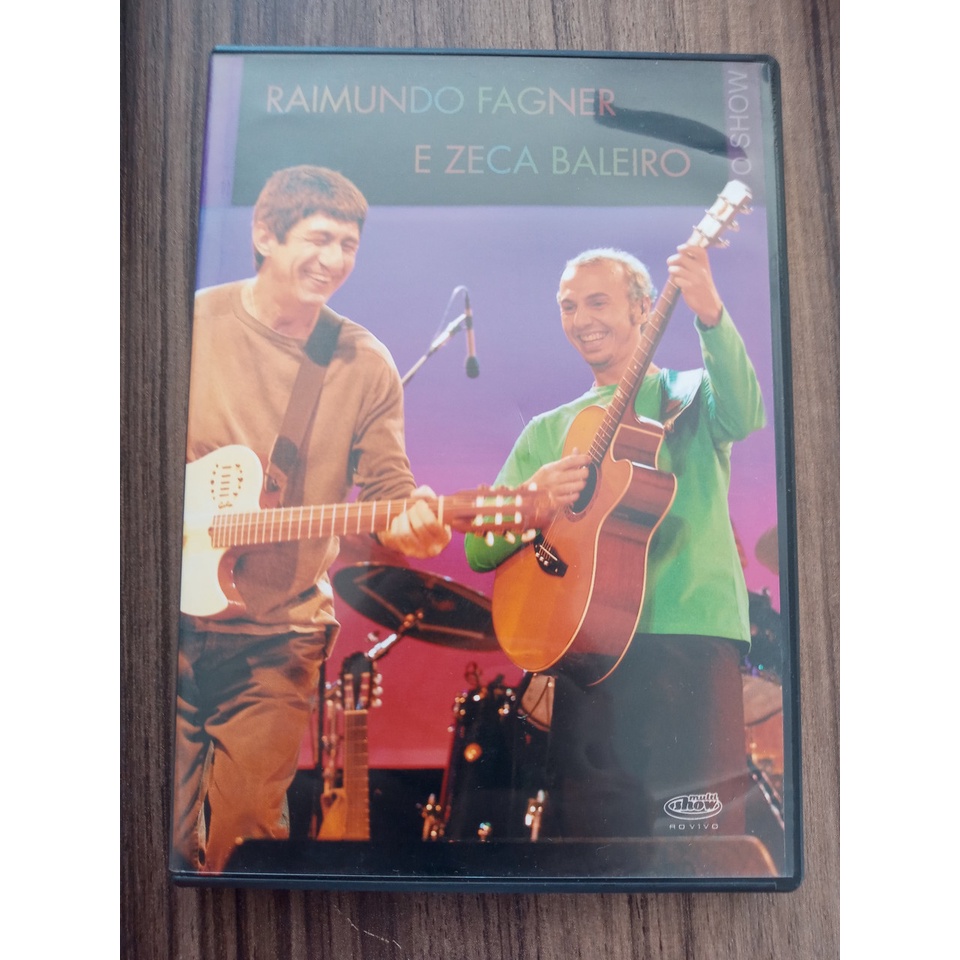 DVD Raimundo Fagner e Zeca Baleiro ao vivo no Multishow