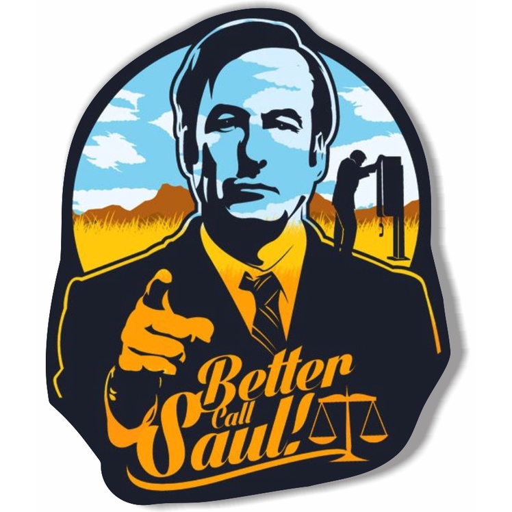 2 Adesivos Vinílico Better Call Saul, Goodman, Breaking Bad | Shopee Brasil
