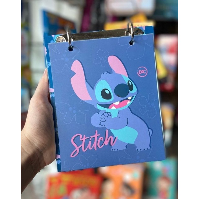 Bloco De Notas Stitch Argolado A Shopee Brasil