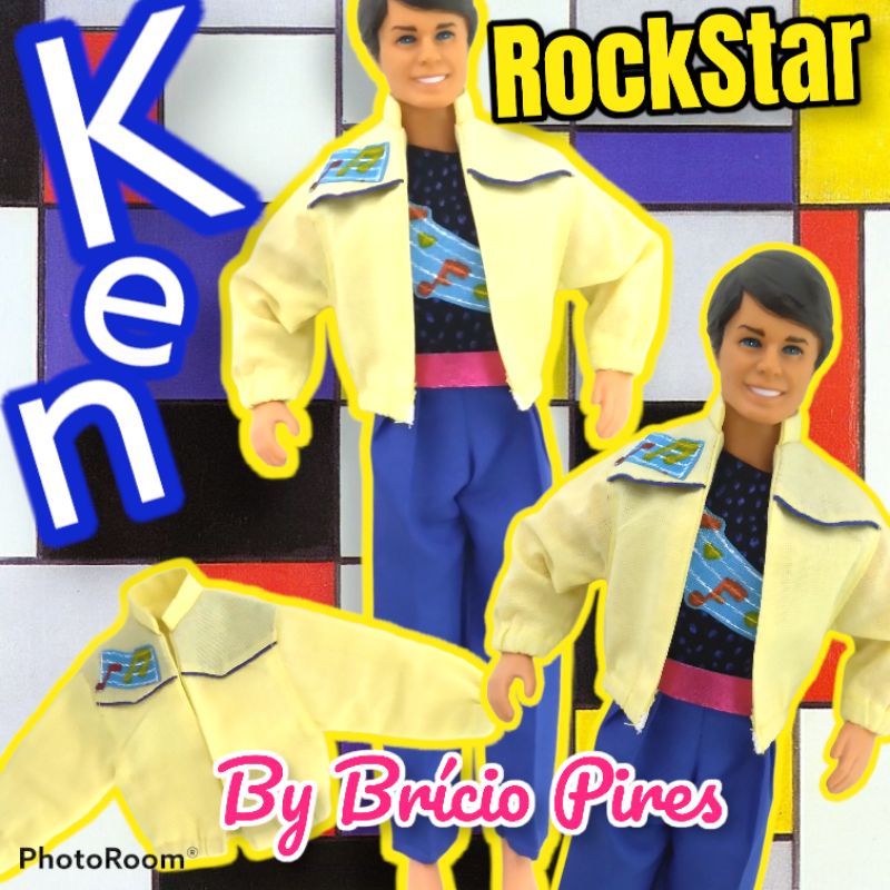 Roupa Original Barbie E Ken Boutique Estrela - 1990 - Antiga - R$ 95,90