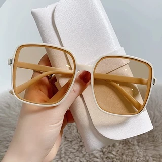 Óculos De Sol Para Mulheres/Coreanos Moldura De Senhoras Big Sun Glasses