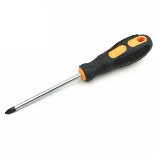 Chave Philips Filips Imantada Profissional Cabo Emborrachado 21cm Aço Cromo 1/4 X 4