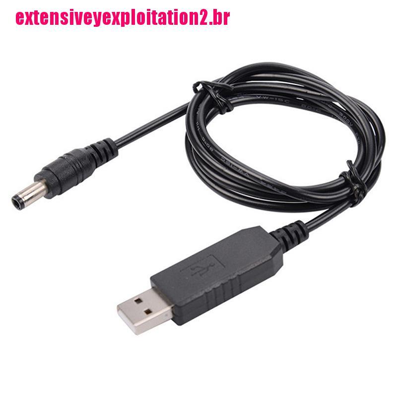 Conversor Tensão YOKIVE 5V Para 12V - Cabo USB Para Roteadores Câmeras