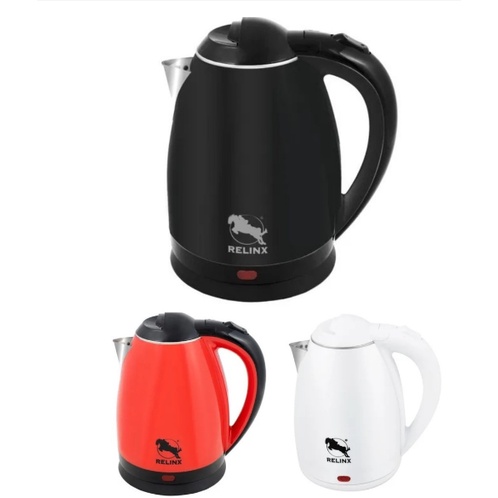 Chaleira Jarra Elétrica Térmica 1,8L Inox Relinx Esquenta Rápido Selo Inmetro 3 Cores