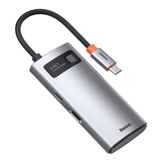 Hub Usb C Adaptador Baseus 4 Em 1 Multifuncional 4k Hdmi