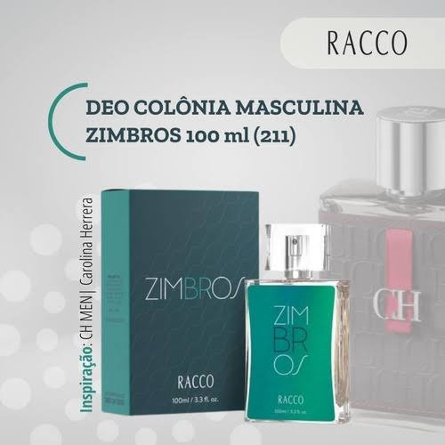 Zimbros Deo Col nia Masculina Inspira o CH Men 100ml Shopee Brasil