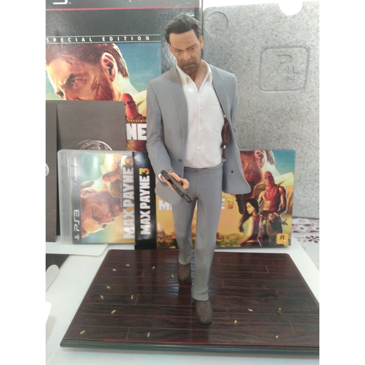 Max Payne Action Figure, mais jogo Playstation 3