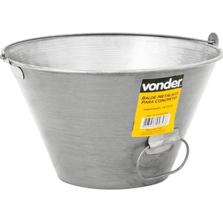 Balde Metalico para Concreto 10 Litros Vonder