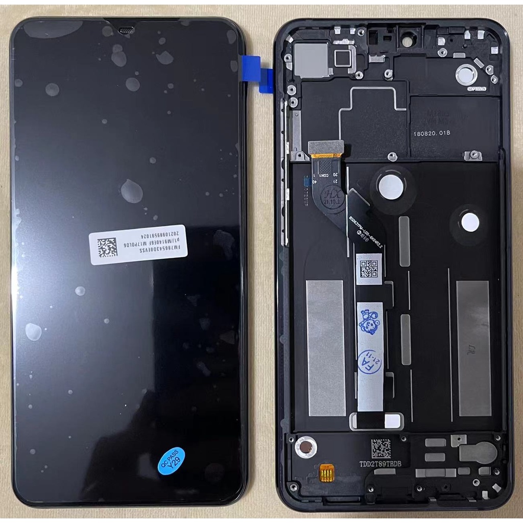 Display LCD Touchscreen Per Xiaomi Mi 8 Lite, Ricambio Originale Qualità, Luminosità Elevata E Tocco Reattivo