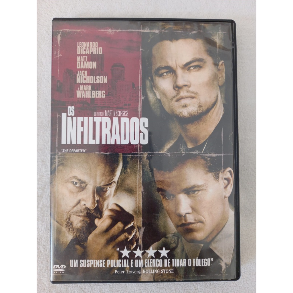 Os Infiltrados (Leonardo Dicaprio, Matt Damon, Jack Nicholson) | Shopee ...