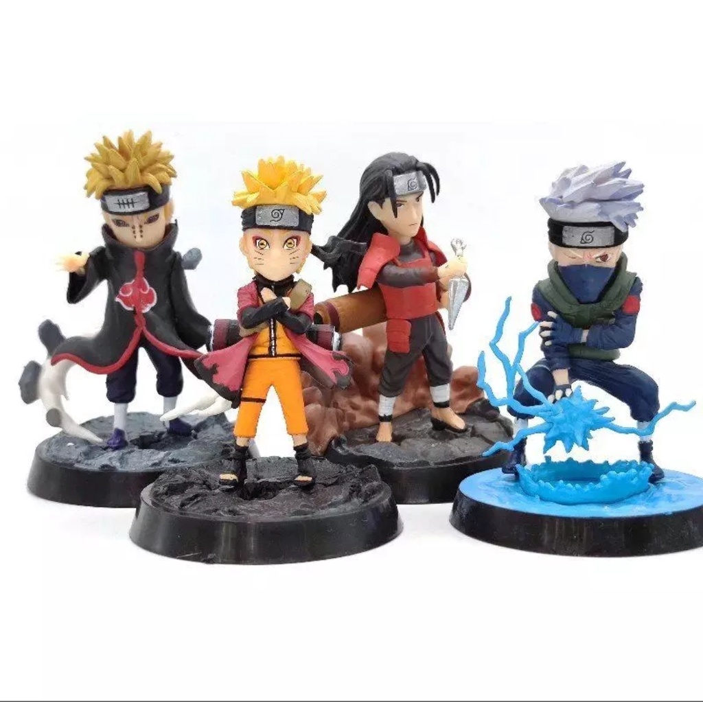 Minato Namikaze Yondaime Hokage Collection japonês de PVC Naruto