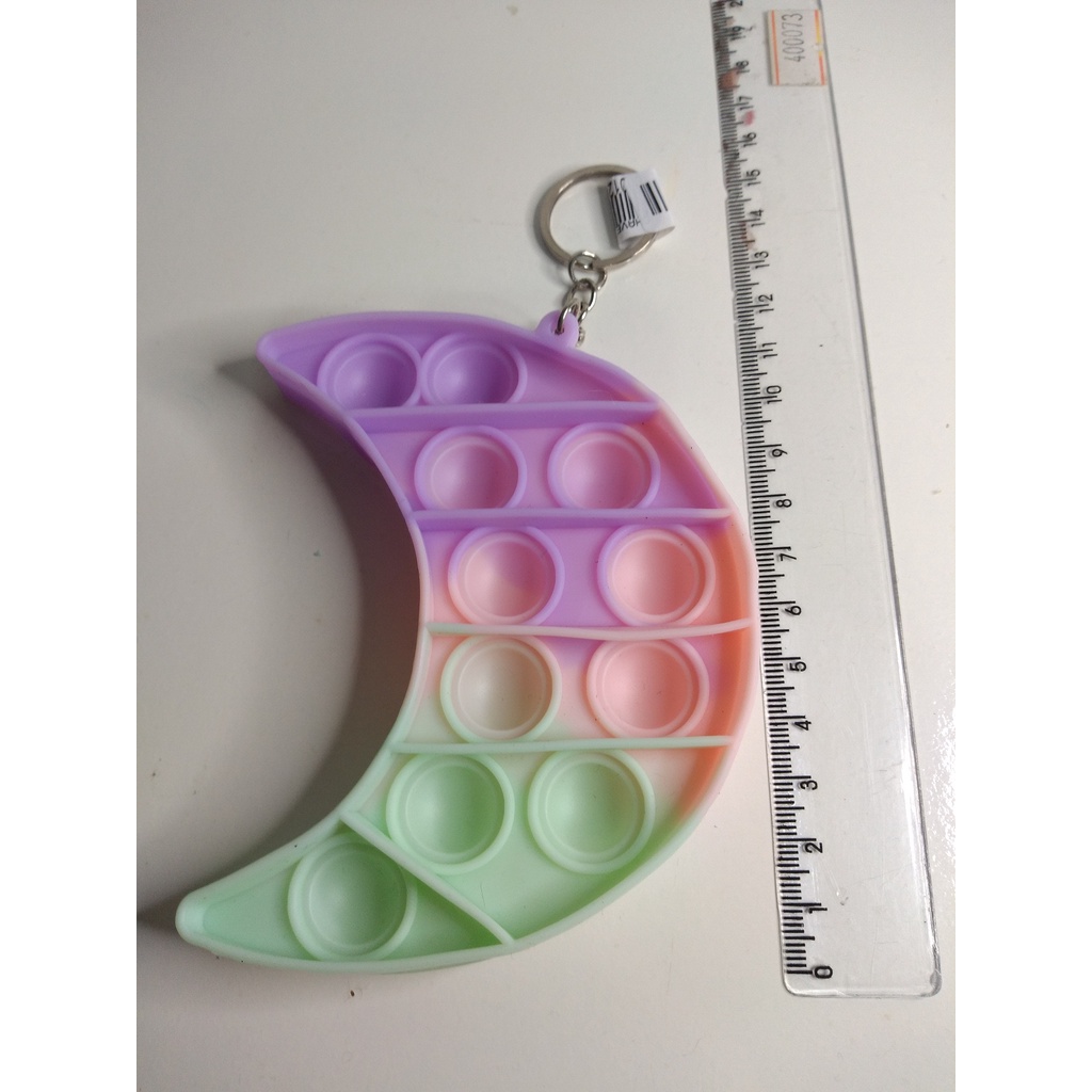 Chaveiro Pop it Grande Lua | Shopee Brasil