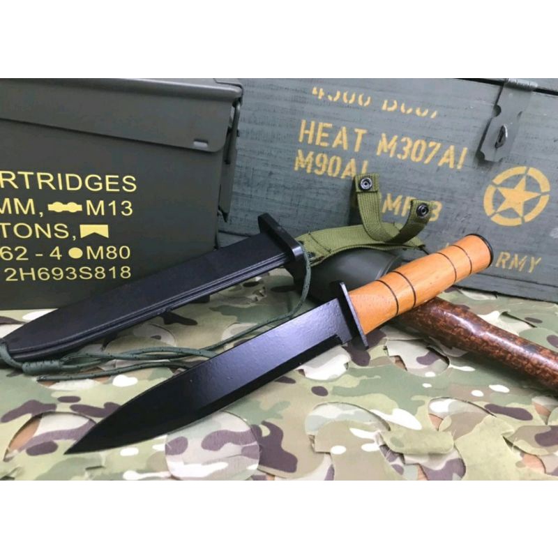 Faca MK2 cabo em Madeira marca Bélica