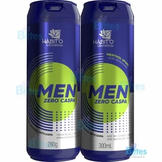 Kit Capilar Men Zero Caspa Hábito Cosméticos Com Menthol