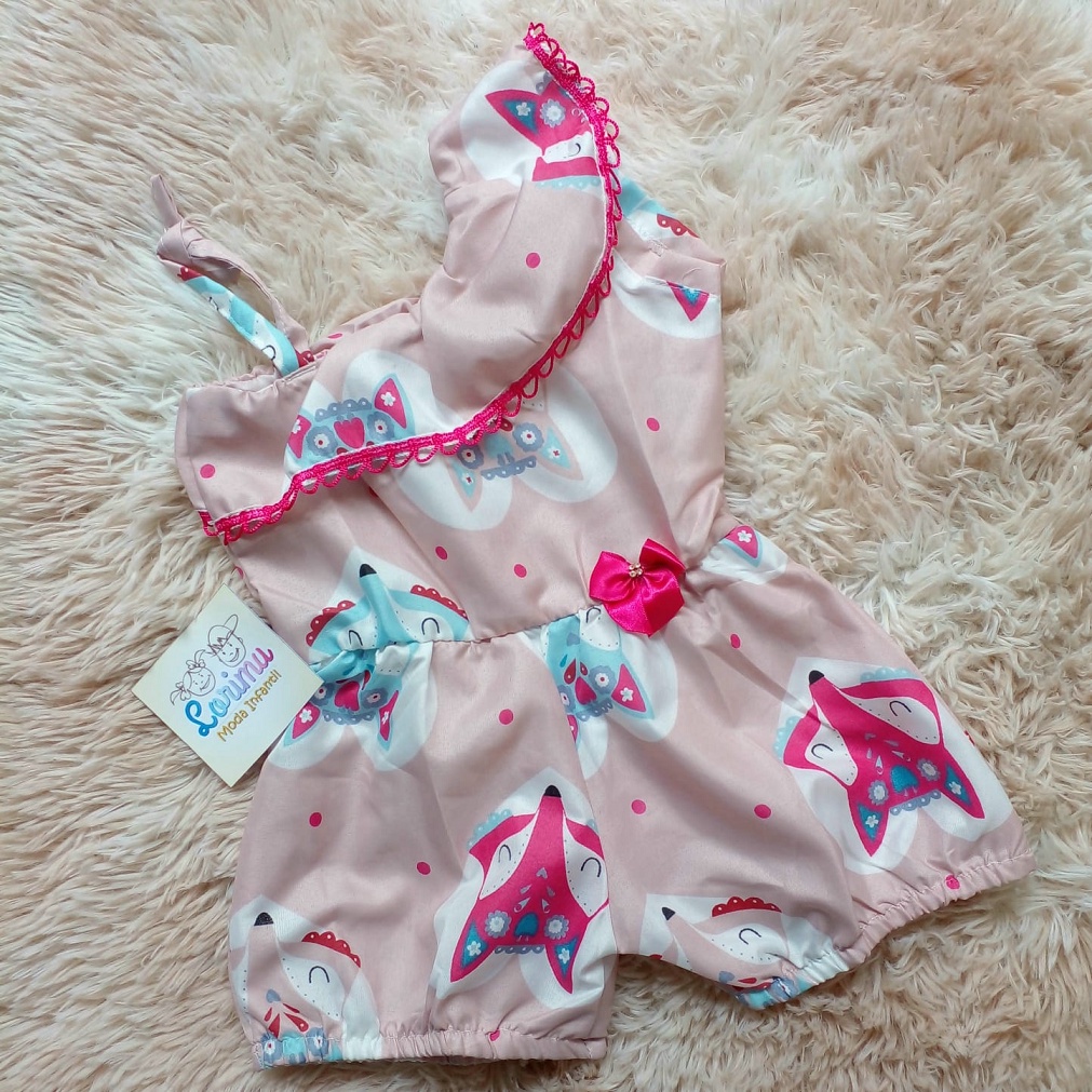 Zanjkr Roupas Kawaii, macaquinho infantil sem mangas com nervuras e  estampas de arco-íris, faixas de cabeça, roupas legais para meninas  (branco, 6 a 9 meses) : : Moda